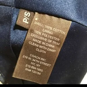 Coach | Accessories | New Coach Blue Denim C Jacquard  display picture 2